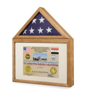 Medal Display Case - Cherry | SpartaCraft | United States Flag Store