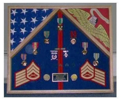 Create a Lasting Tribute with a Flag and Medal Display Case