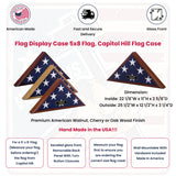 Flag Display Case 5x8 flag, Capitol Hill Flag Case