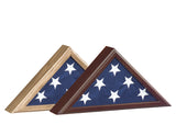 American Flag Display Case, Flag Display case, Wood Flag Display case, , The Military Gift Store, Flag Display Case