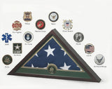 Medallion Flag Display Case, Memorial Flag Display case