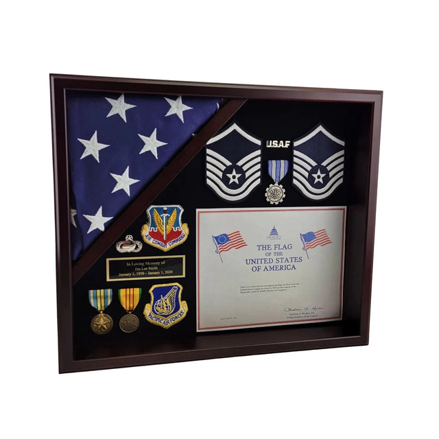 Capitol Shadow box, Military shadowbox, Military Gift 