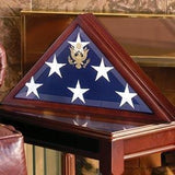 American Flag display case, Flag Case for Burial Flag.
