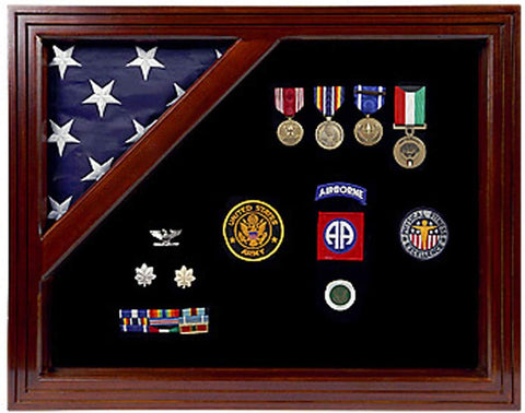 11 X 9 Military Pin and Medal Display