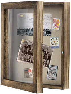 Collector Medal/Lapel Pin Display Case Holder Cabinet Shadow Box