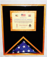 Military Memorial Flag Medal and Certificate Display Case. - The Military Gift Store