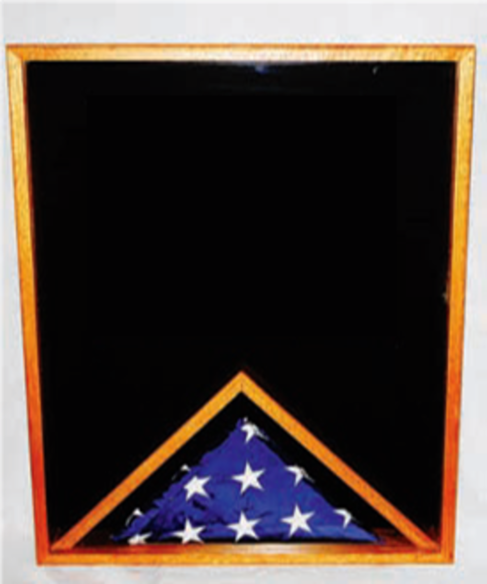 Military Memorial Flag Medal and Certificate Display Case. - The Military Gift Store