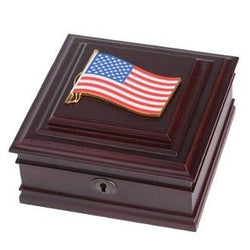 Collector Medal/Lapel Pin Display Case Holder Cabinet Shadow Box - Cherry