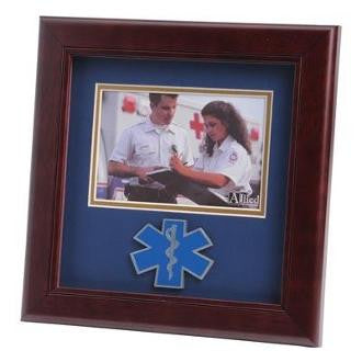 EMS Medallion Landscape Picture Frame is designed to hold a 4x6