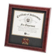 Firefighter Medallion Certificate Frame.