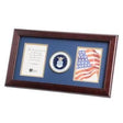 U.S. Air Force Medallion Double Picture Frame Two 4-Inch by 6-Inch Picture Openings