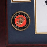 U.S. Marine Corps Medallion Certificate and Medal Frame. - The Military Gift Store