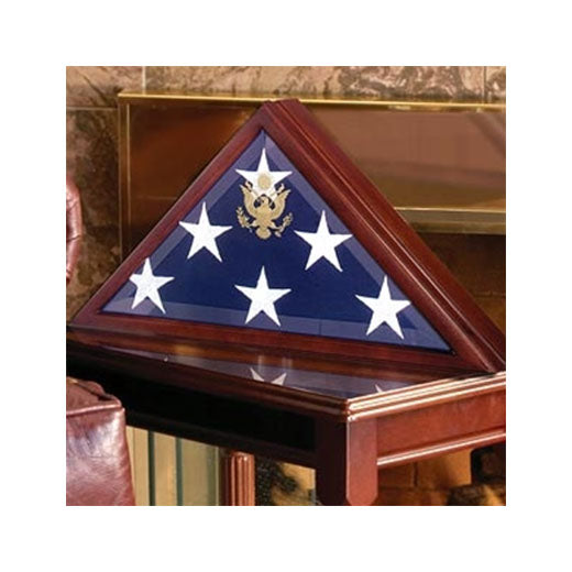 American Flag Pin in White House Seal Presentation Box and Case