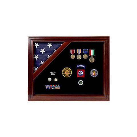 Medal Display Case - Cherry | SpartaCraft | United States Flag Store