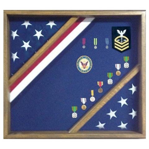 Medal Display Case - Cherry | SpartaCraft | United States Flag Store