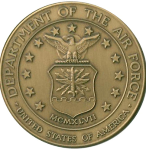 Air Force Service Medallion, Air Force Brass Medallion - The Military ...