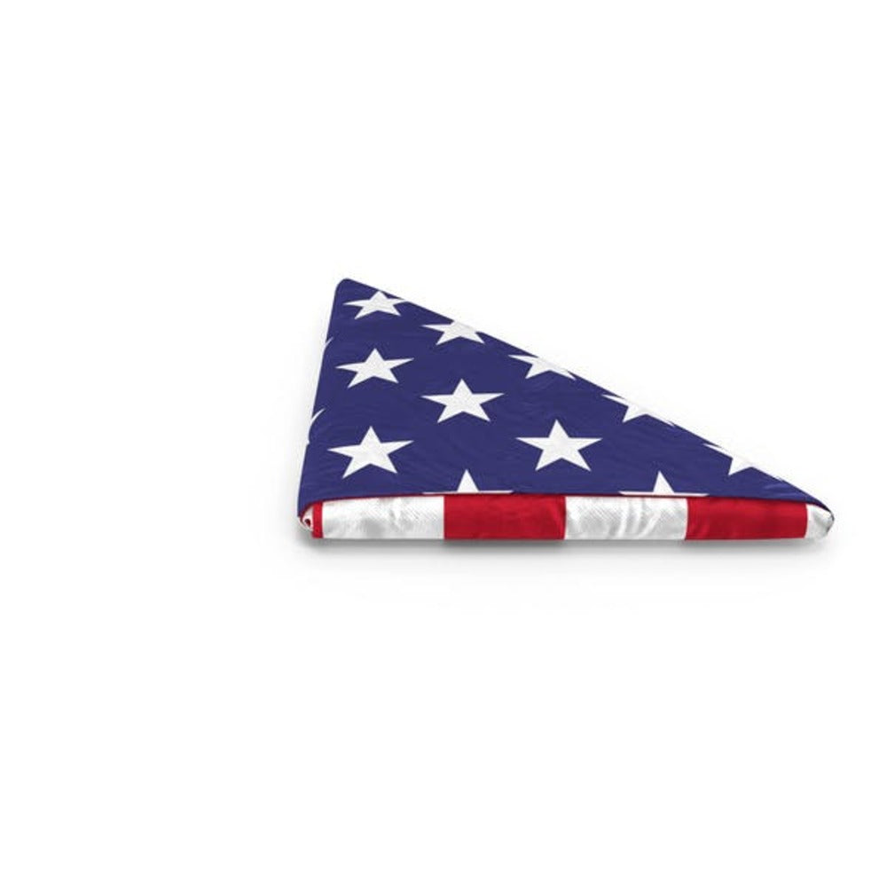 Us flag store folded triangle