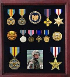 Xs Display Case Cabinet Box for Military Medals Pins Patches Insignia